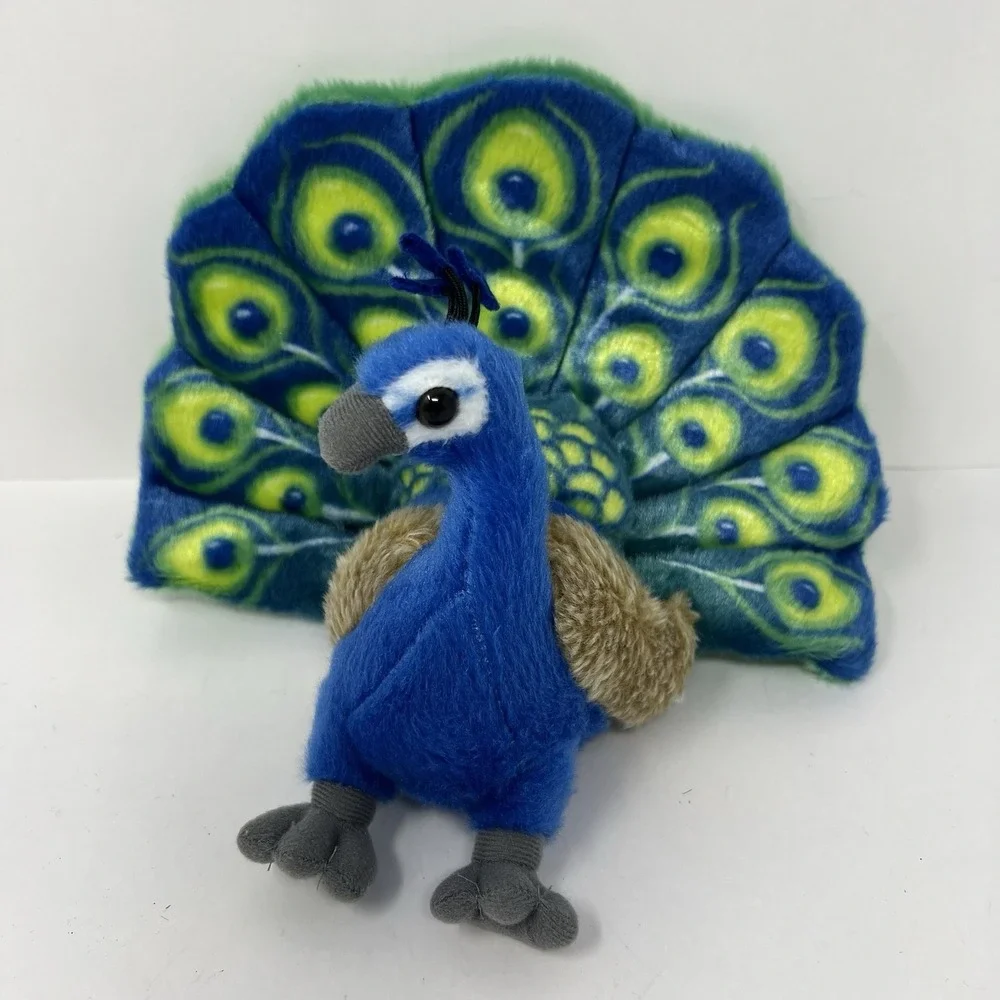 Wild Republic Peacock Plush 9